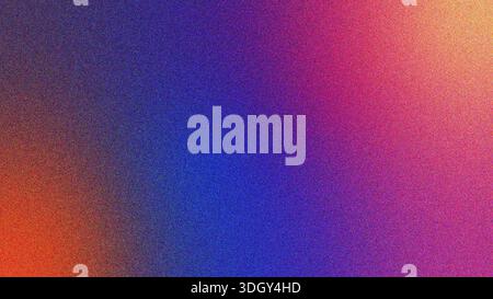 Abstract background of colorful gradient with wave pattern for poster design. Retro grainy gradient background noise texture effect. Stock Photo