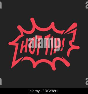 Jagged comic style explosion outline in red surrounding a dark center area for text placement. Stock Vector