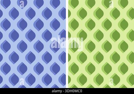Vector seamless abstract pattern with metallic mesh. Retro seamless pattern. Vector texture in retro style. Stock Vector