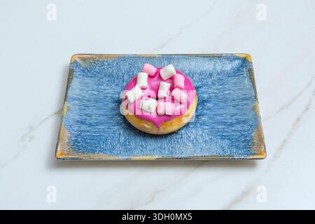 classic pink design, showcasing the variety inside as a promising gift for the office or a meeting. Stock Photo