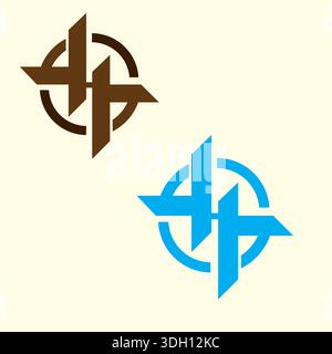 Cool and modern  logo design Free Vector Stock Vector