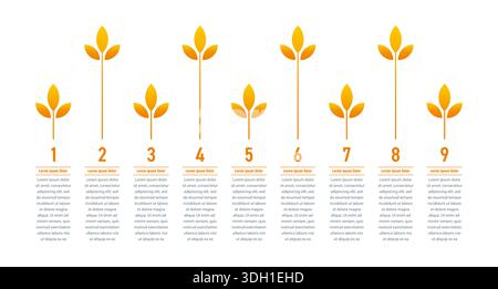 Vector Infographic design with icons.process diagram, flow chart, info graph, Infographics for business concept, presentations banner, workflow layout Stock Vector