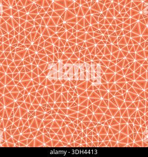 Abstract background with mosaic triangle shapes. Small triangle size. Multiple repeated inner triangles. Single color tone style. Repeatable pattern. Stock Vector