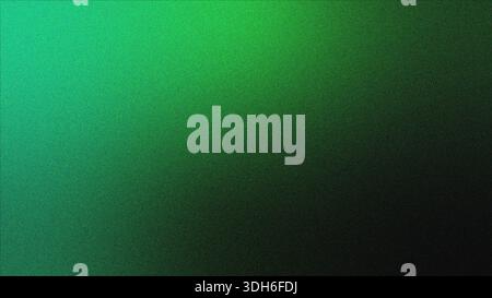 Noisy deep and light green abstract gradient background, Grainy gradient abstract background for web banner poster design, grain texture effect, copy Stock Photo
