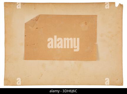 Old and dirty vintage paper, antique looking and with stains – High Resolution Texture Background. Stock Photo