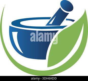 Pharmacy Medical And Herbal Creative Concept Logo Design Template. Pro Vector Stock Vector