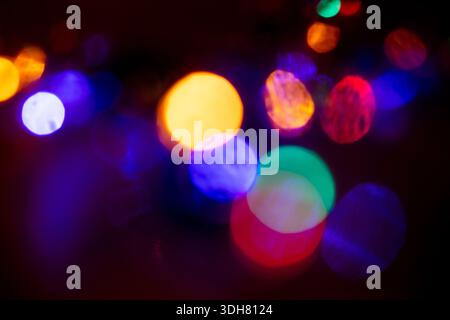 abstract background of color lights Stock Photo