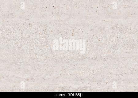 High resolution macro shot of a natural beige limestone surface. Abstract background with textures, veins, and minerals, similar to travertine marble Stock Photo