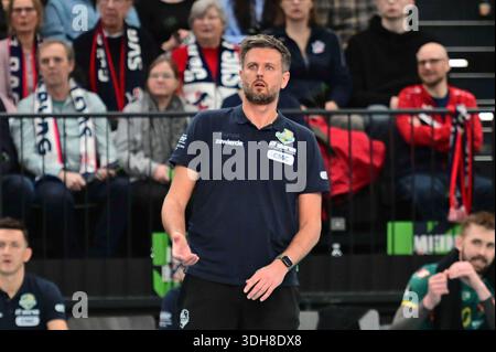 Coach Michal Winiarski (Aluron CMC Warta Zawiercie) seen during the ...