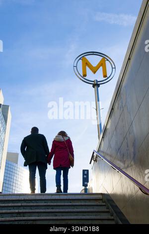 France, Paris, Bastille metro station Stock Photo