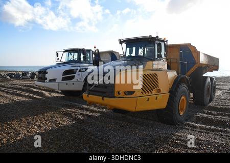 Beach management Stock Photo