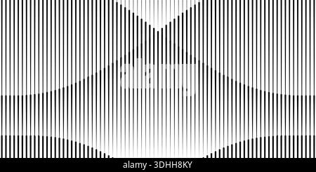 Abstract geometric background with crossed wavy lines. Intersecting flowing gradient transitions Stock Vector