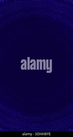 Abstract technology background with small dots forming subtle waves, representing data flow, network connections, or digital information Stock Photo