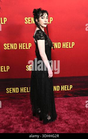 Emma Raimi bei der Premiere des Kinofilms Send Help im Odeon Luxe ...