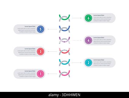 Vector Infographic design with icons. process diagram,  flow chart, info graph, Infographics for business concept,  presentations banner, workflow lay Stock Vector