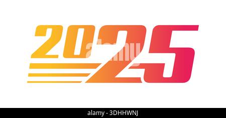 happy new year 2025 celebration concept Stock Vector