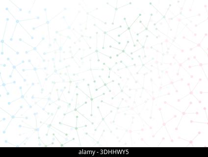 Molecules background for education, science world. colorful molecule symbols. mixed molecule symbols. Stock Vector