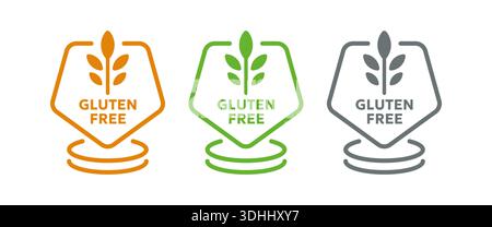 gluten-free-logo-symbol-vector Stock Vector