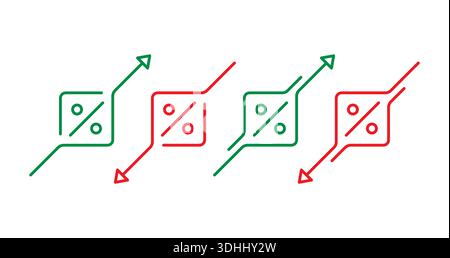 percentage symbol discount vector icon Stock Vector