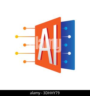 artificial intelligence concept Stock Vector