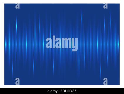 linear pattern on blue background. geometric background concept Stock Vector