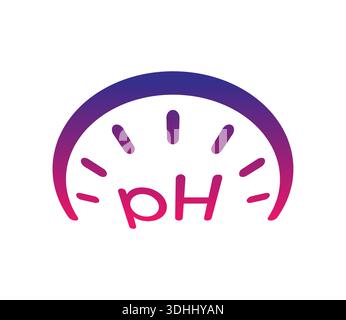 ph scale value chart concept Stock Vector