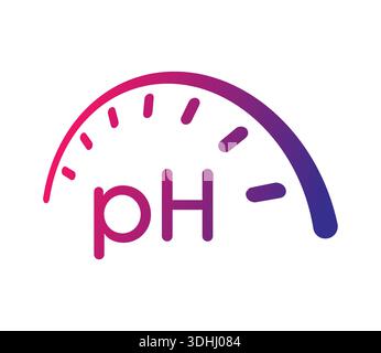 ph scale value chart concept Stock Vector
