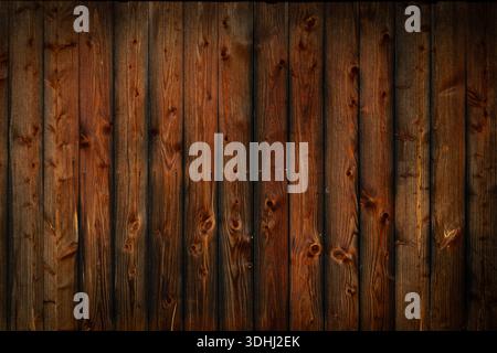 Rustic barnwood background with weathered wooden planks Stock Photo