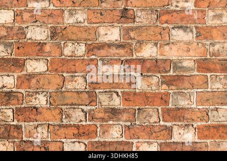 Traditional Flemish Bond brickwork seen on a house in Carlisle, England, UK Stock Photo