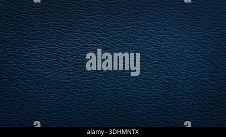 Dark blue synthetic leather texture with fine detailed grain Stock Photo