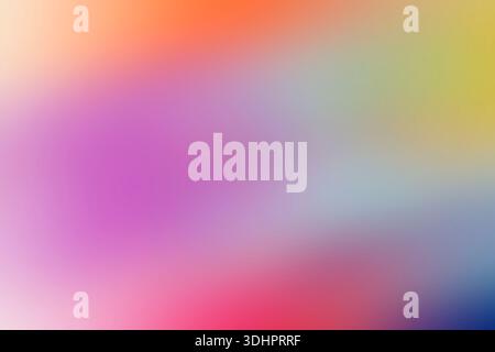 Various bright blurry spots. Bright rainbow gradient background Stock Photo