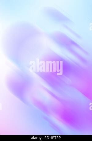 lilac gradient background. Abstract blurred geometric shapes Stock Photo