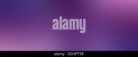 Violet and purple gradient background. Long banner, copy space Stock Photo