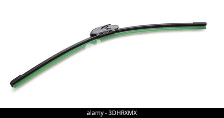 car windshield wipers on a white isolated background Stock Photo