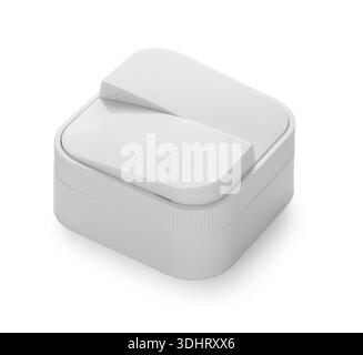 new switch close-up on white isolated background Stock Photo