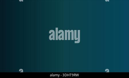 Dark Teal to Blue Gradient Background - Smooth Abstract Digital Backdrop Stock Vector