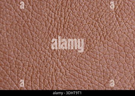 brown leather surface texture background. close up of a brown texture Stock Photo