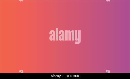 Vibrant Gradient Background Smooth Blend from Orange Red to Purple Stock Vector