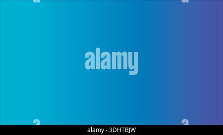 Smooth Blue Purple Gradient Background. Modern Digital Color Fade. Vibrant Teal and Indigo. Stock Vector