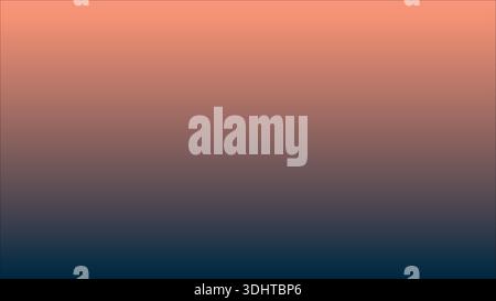 Warm Peach to Deep Blue Vertical Color Gradient Abstract Background Texture Design Element Stock Vector