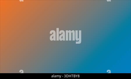 Abstract Color Gradient: Dynamic Orange, Gray, and Blue Hues for Digital Design Stock Vector