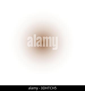 Soft Brown Radial Gradient Spotlight Effect Abstract Design Element Stock Vector