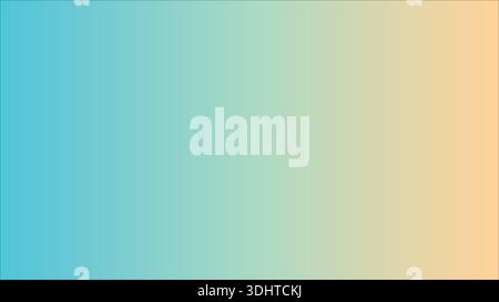 Vibrant Blue Teal  Soft Peach Gradient Background Texture  Smooth Color Transition Design Stock Vector