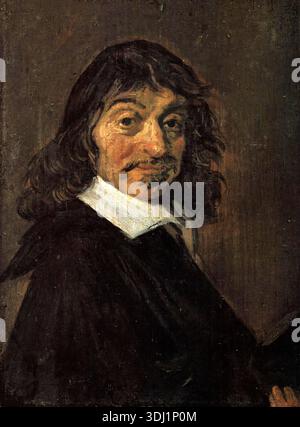 Portrait of René Descartes, 1649, Painting by Frans Hals. René ...