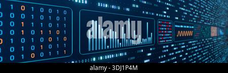Big data, binary code, encryption, digital user interface, virtual reality concept. Big data, binary code, encryption, digital user interface, virtual reality concept. Futuristic, software configuration, data processing, technology, computer network. img technology087s08 futuristic big data concept Stock Photo