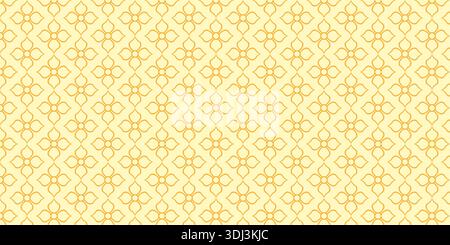 Repeating floral geometric motifs arranged in a seamless grid Stock Vector
