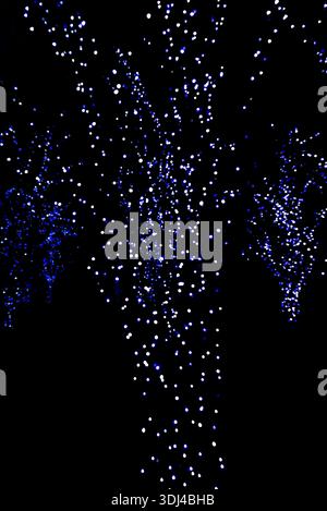 light illumination made of small dots Stock Photo
