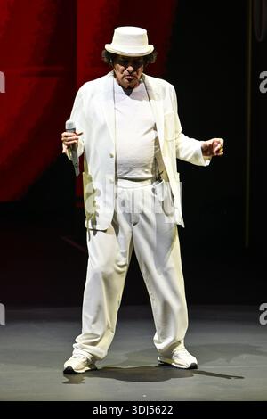 Rome, Italy. 24th Jan, 2026. Renato Zero during the L'ORAZERO IN TOUR 2026, at the Palazzo dello Sport, on January 24, 2026 in Rome, Italy. Credit: Domenico Cippitelli/Ģ����ý Live News Stock Photo