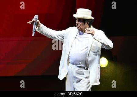 Rome, Italy. 24th Jan, 2026. Renato Zero during the L'ORAZERO IN TOUR 2026, at the Palazzo dello Sport, on January 24, 2026 in Rome, Italy. Credit: Domenico Cippitelli/Ģ����ý Live News Stock Photo