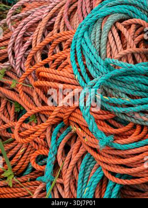 Little River harbour on St Mary's Bay off the Bay of Fundy on the southwest coast of Nova Scotia Canada Stock Photo